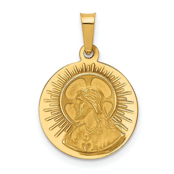 14k Yellow Gold Matka Boska Czestochowska Medal