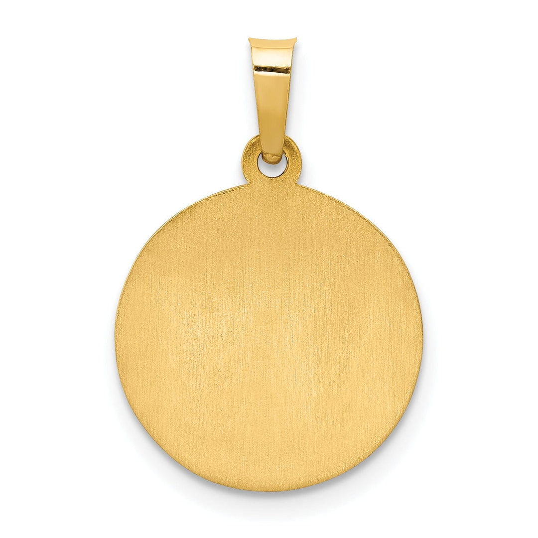 14k Yellow Gold Our Guardian Angel Medal