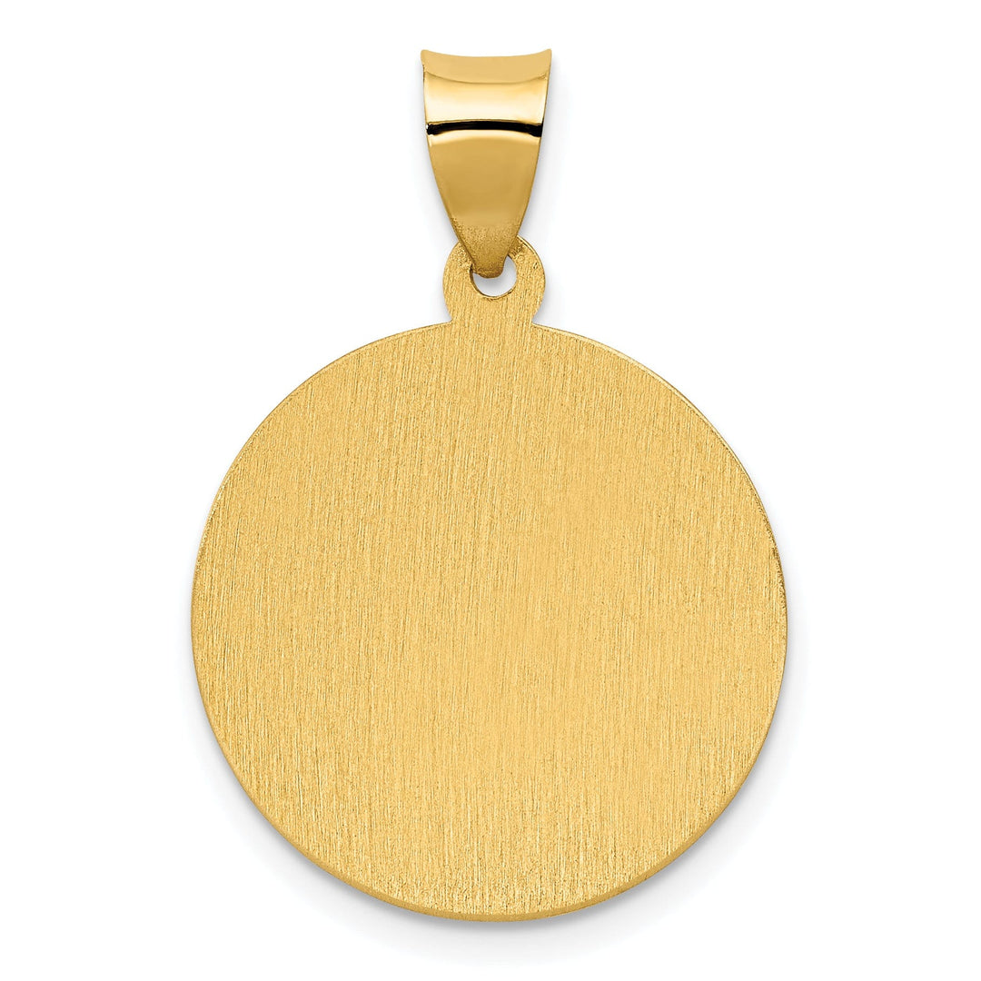 14k Yellow Gold Divino Nino Medal Pendant