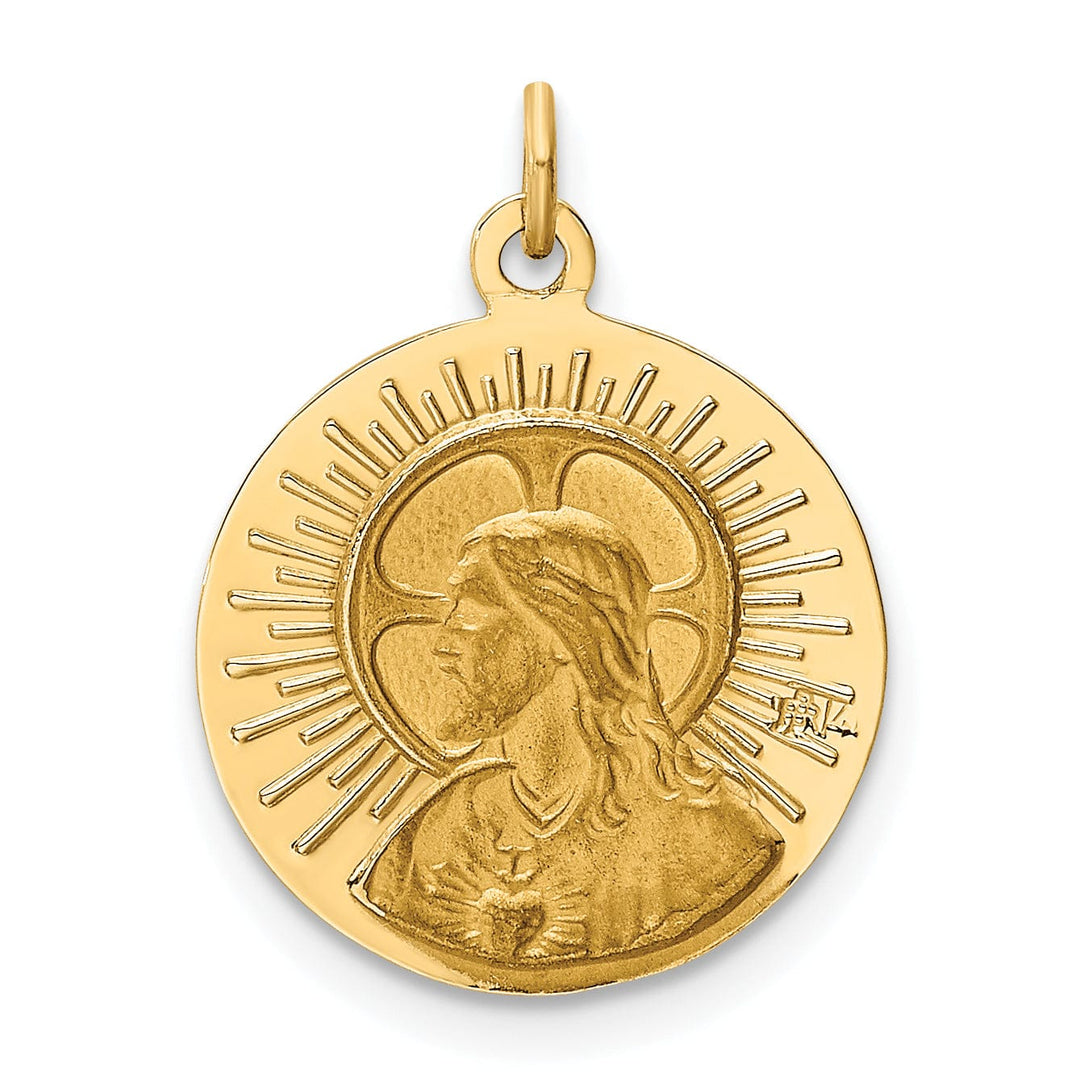 14k Yellow Gold Matka Boska Medal