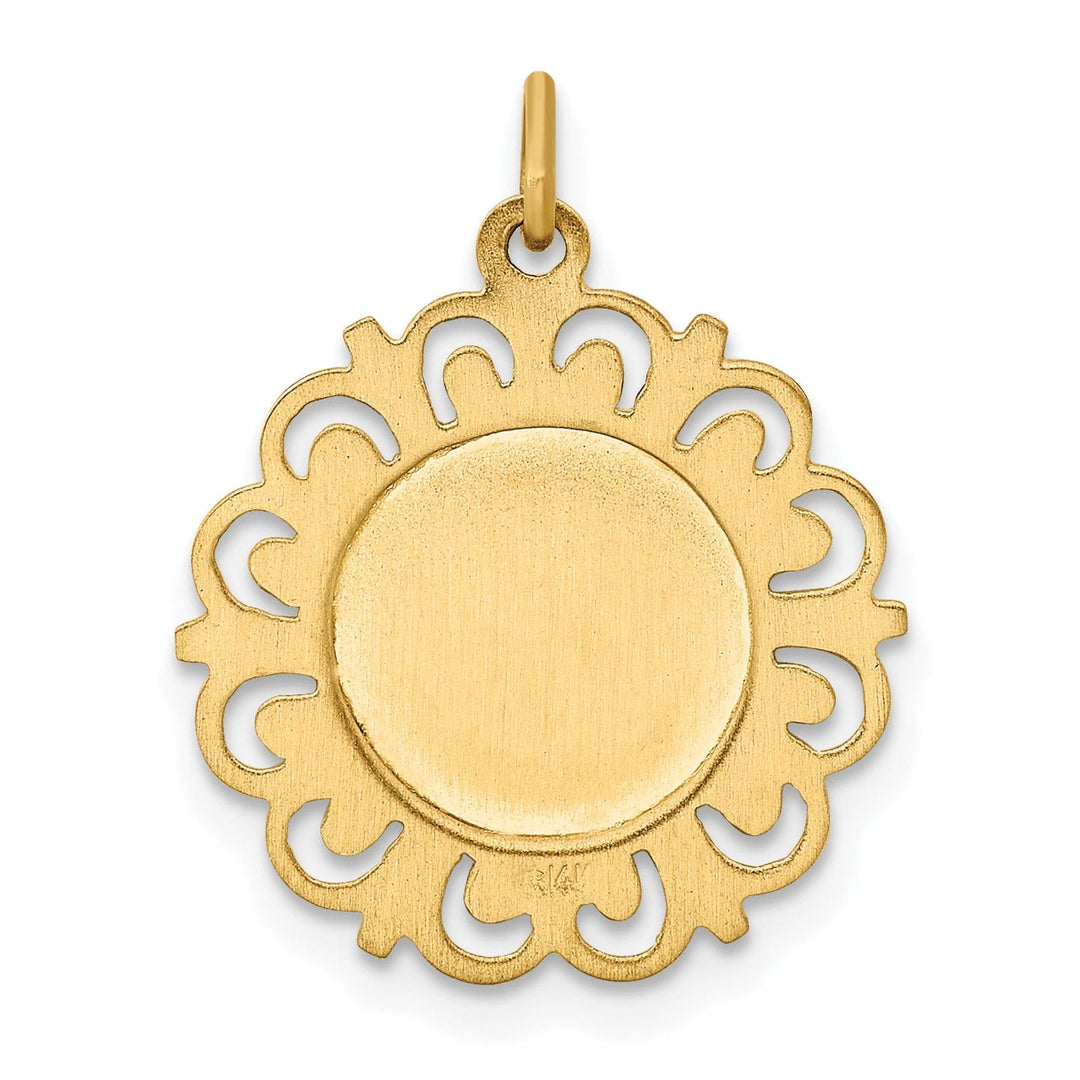 14k Yellow Gold St. Francis of Assisi Medal