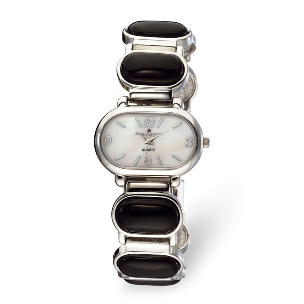 Ladies Charles Hubert Black Agate Bracelet Watch