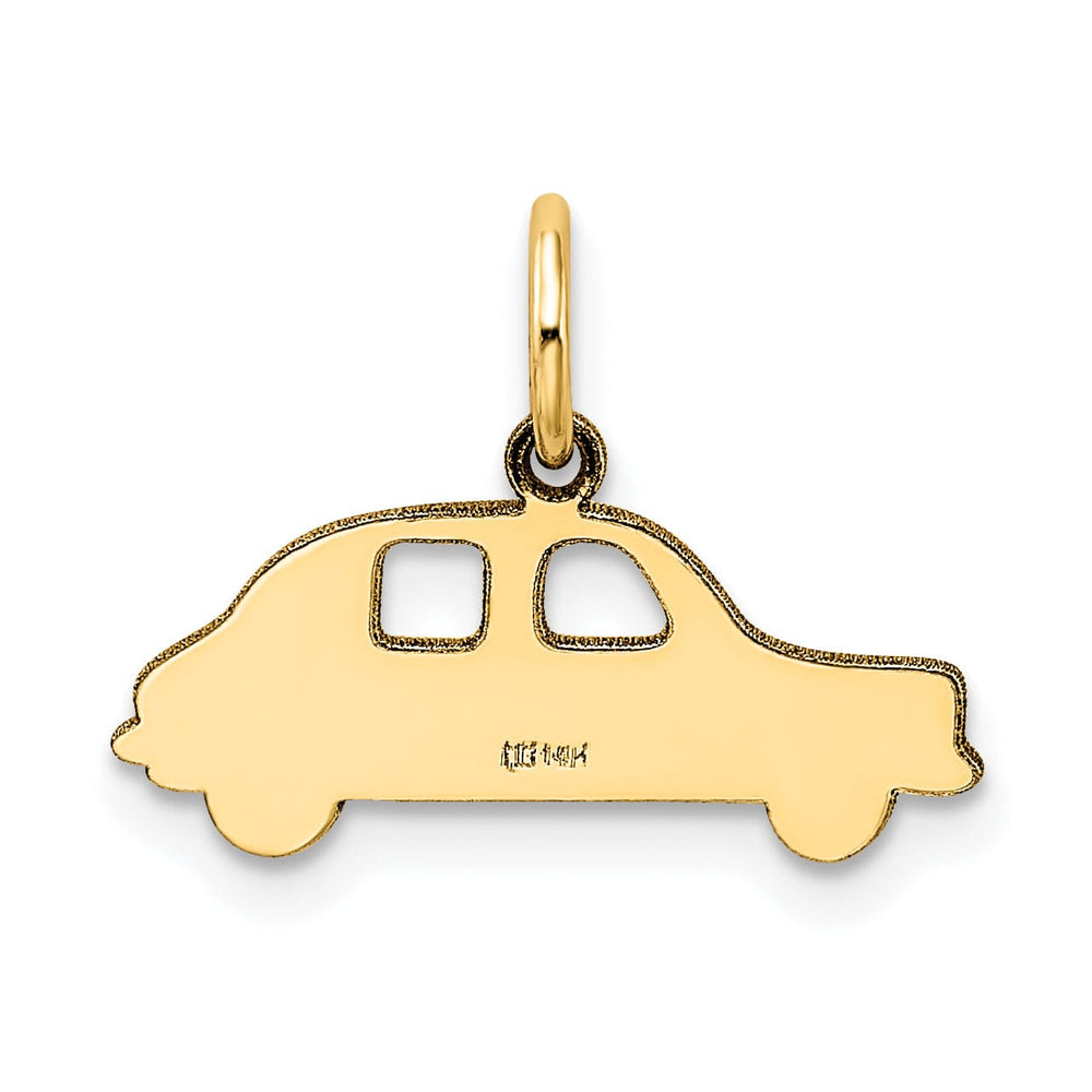 14k Yellow Gold Compact Car Charm