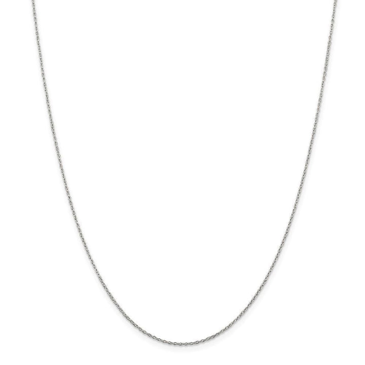 Silver Polished 0.6-mm Fancy Rolo Cable Chain