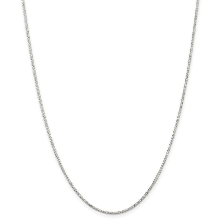 Silver Polished 1.25-mm Solid Round Spiga Chain