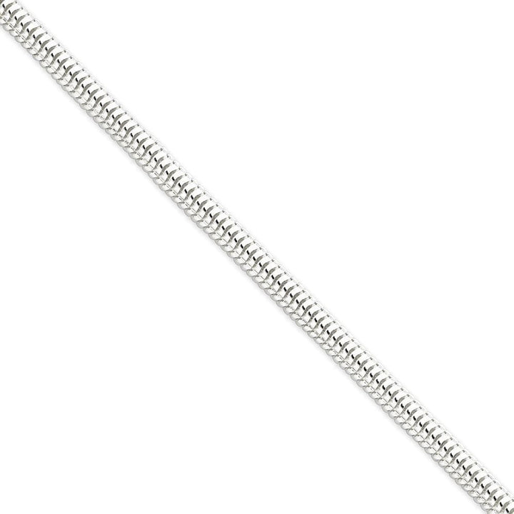 Silver Polished 4.00-mm Round Snake Chain