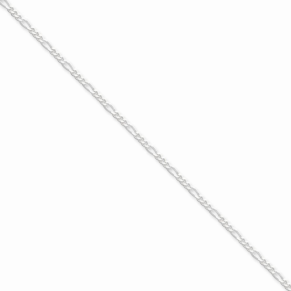 Sterling Silver Polish 2.25m Solid Figaro Chain
