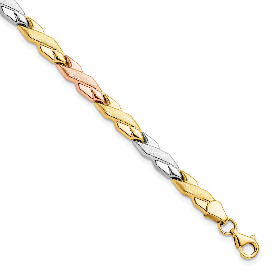 10k Tri Color Gold Gold Bracelet