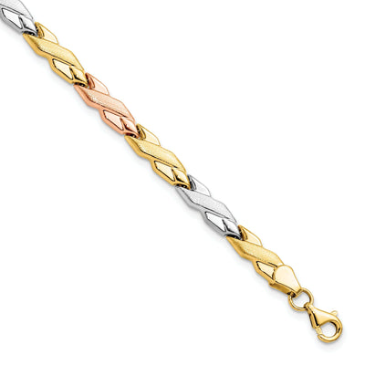 10k Tri Color Gold Gold Bracelet