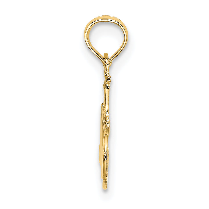 14kt Yellow Gold #1 MAMA Charm Pendant