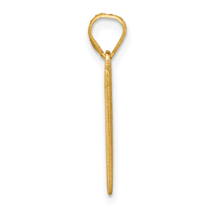 14K Yellow Gold Class Of 2025 Rally Flag Graduation Charm