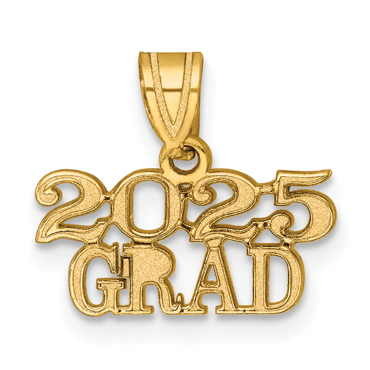 14k Yellow Gold Polished Finish 2025 GRAD Charm