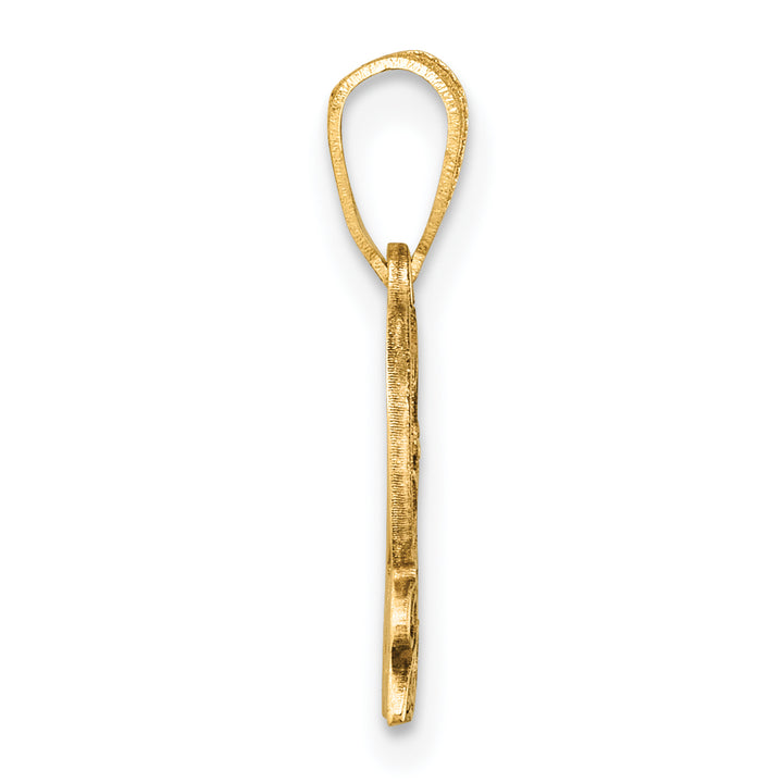 14k Yellow Gold CLASS OF 2025 Charm Pendant