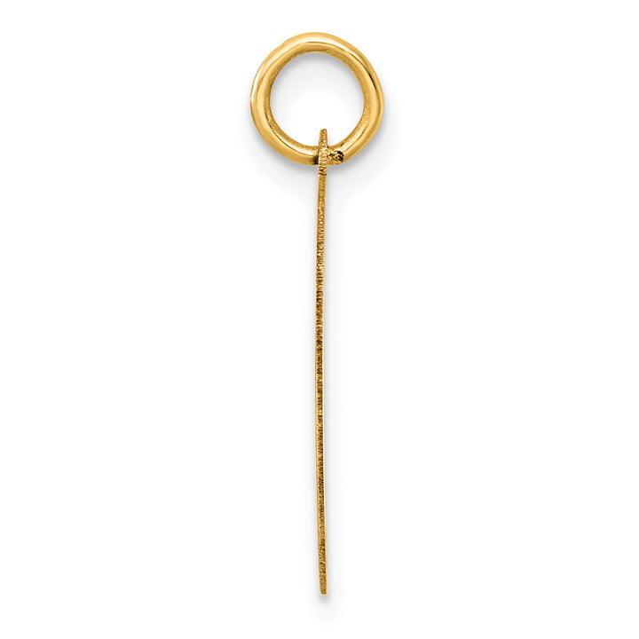 14K Yellow Gold CLASS OF 2026 Cut-Out Heart Design Charm