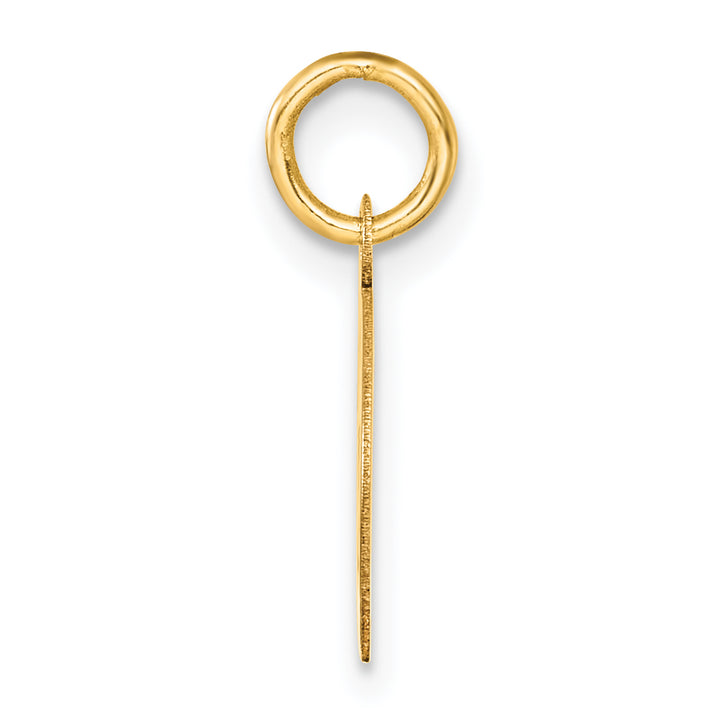 14k Yellow Gold Polished Oval CLASS OF 2025 Charm