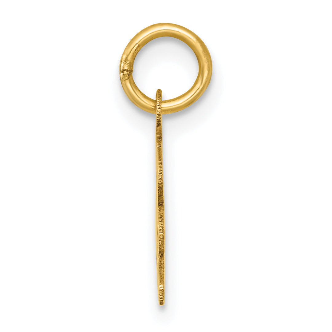 14k Yellow Gold CLASS OF 2025 Charm Pendant