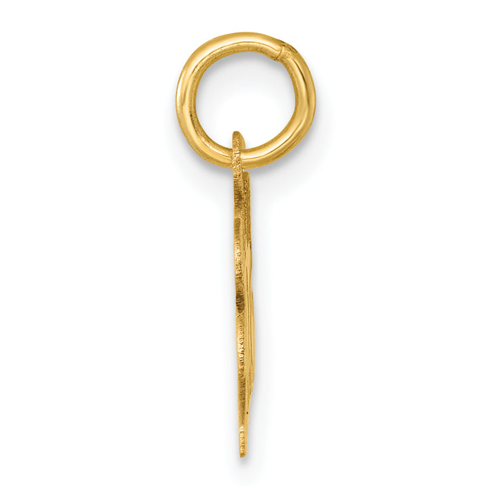 14k Yellow Gold Polished Finish CLASS OF 2026 Charm