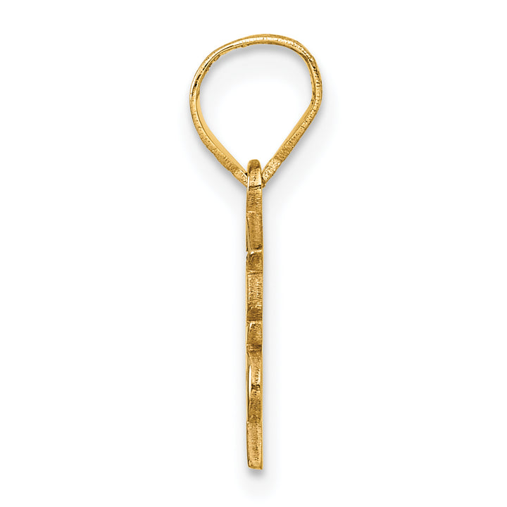 14K Yellow Gold Graduation Cap 25 Tassel Charm