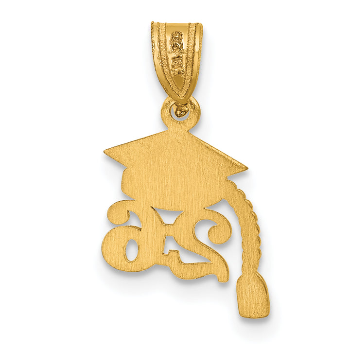 14K Yellow Gold Graduation Cap 26 with Tassel Charm