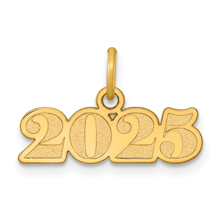 14k Yellow Gold Horizontal 2025 Charm