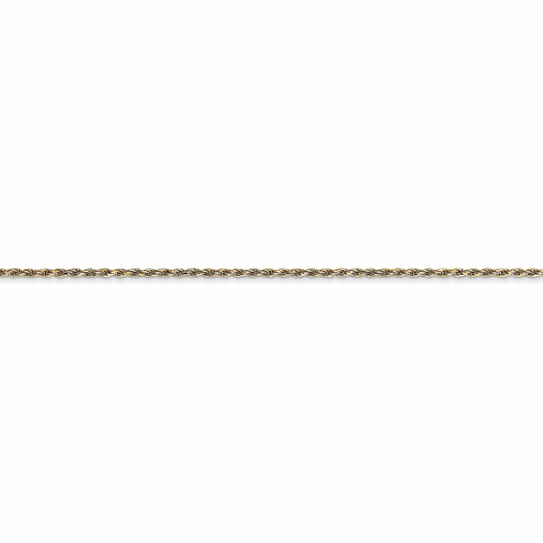 14k Yellow Gold 1.15mm Machine Made Rope Chain