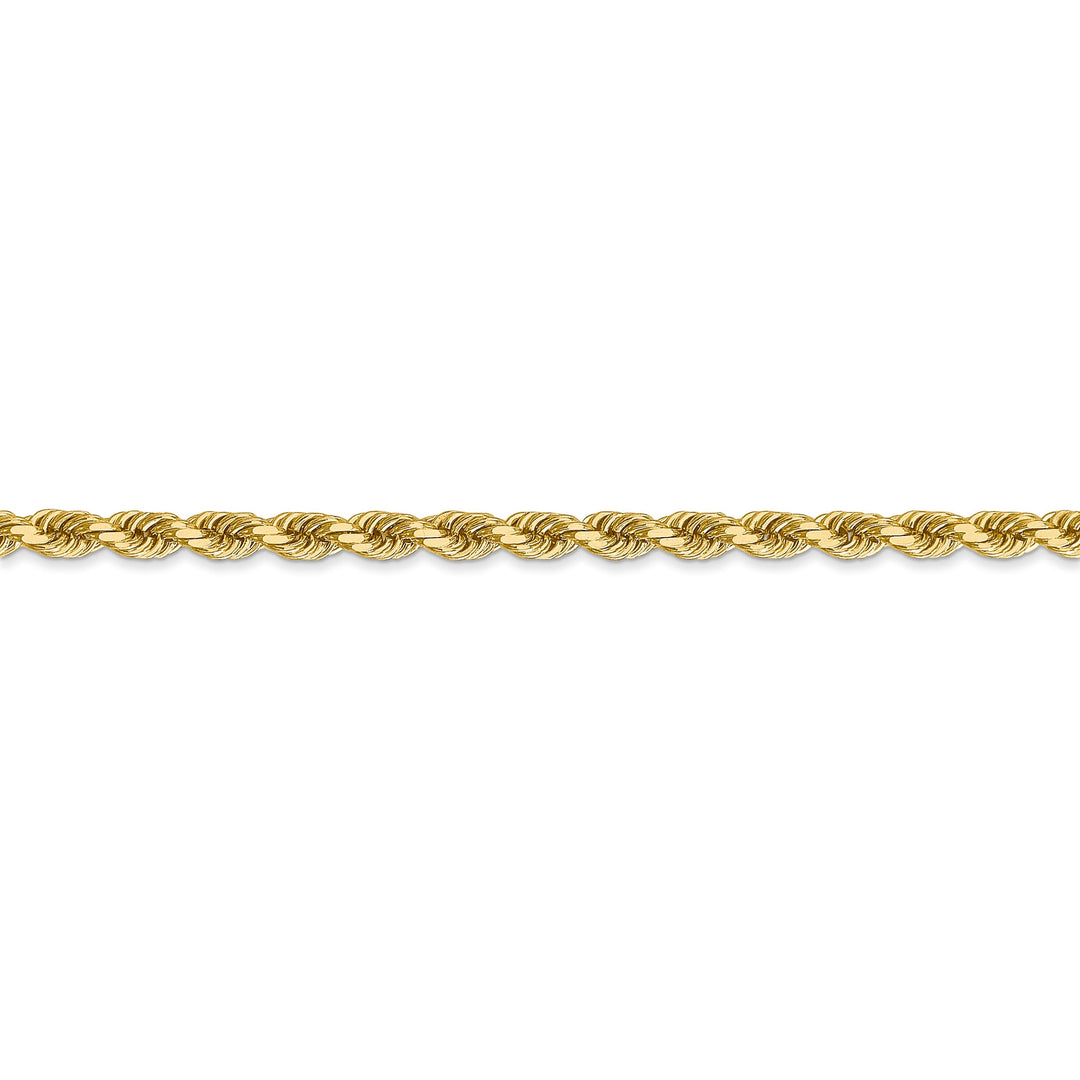 14k Yellow Gold 3.50mm Diamond Cut Rope Chain