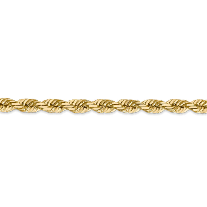 14k Yellow Gold 5.50mm Diamond Cut Rope Chain