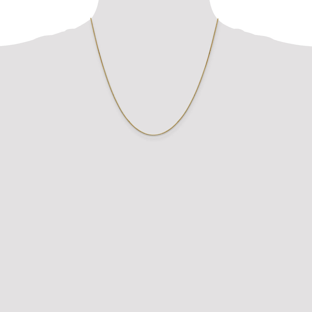 10k Yellow Gold Box Chain .90MM