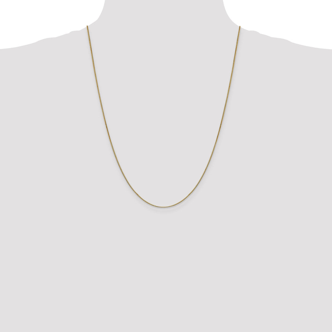 10k Yellow Gold Box Chain .90MM