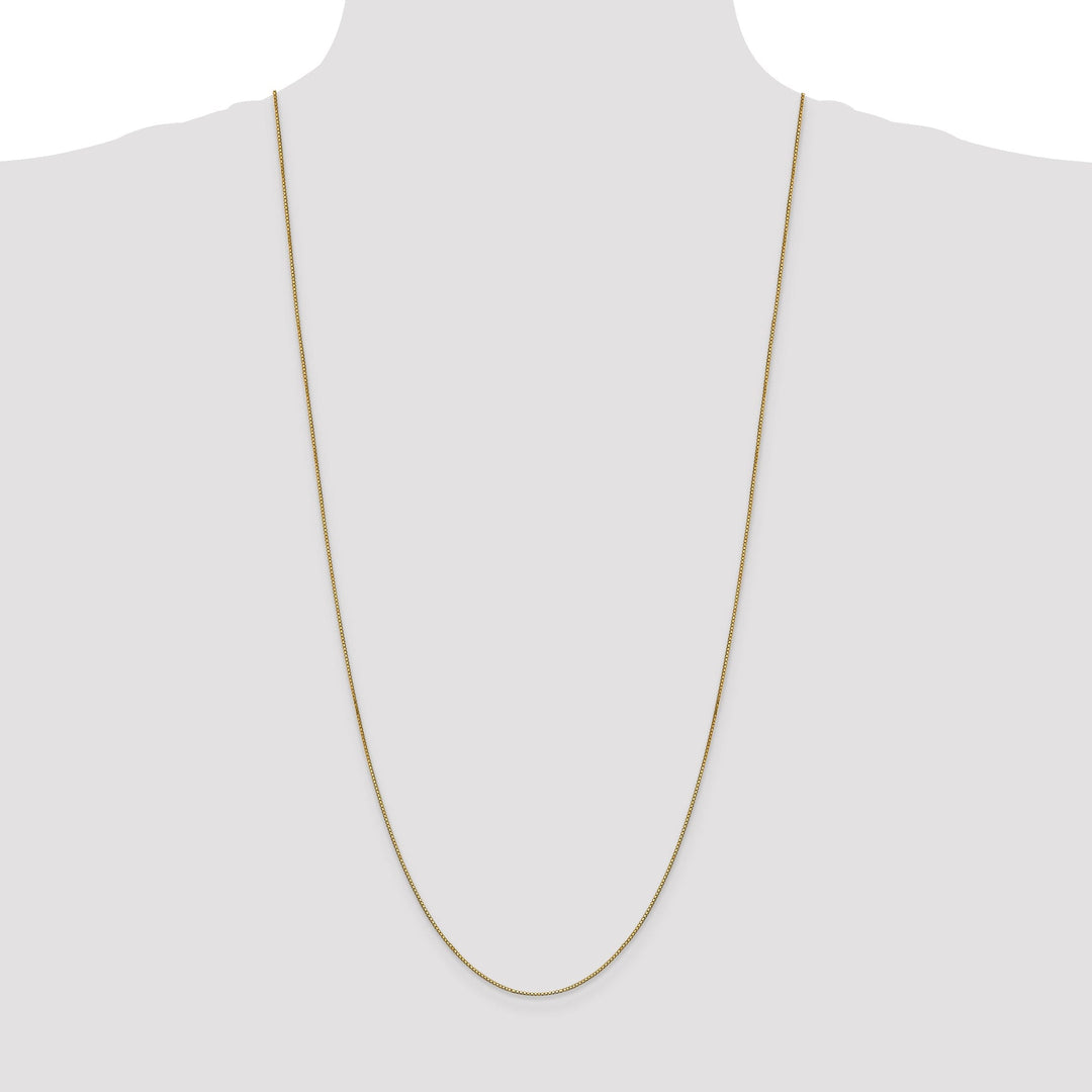 10k Yellow Gold Box Chain .90MM