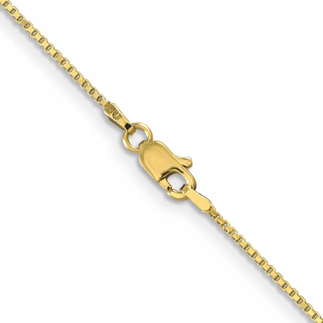 10k Yellow Gold Box Chain 1MM