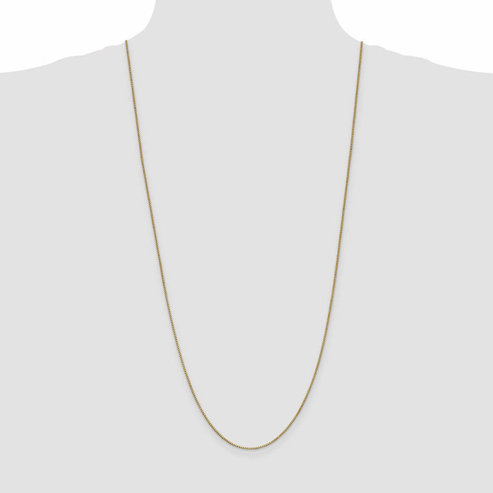 10k Yellow Gold Box Chain 1MM