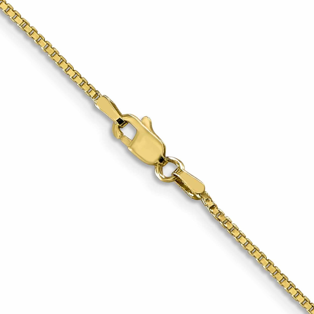 10k Yellow Gold Box Chain 1.10MM