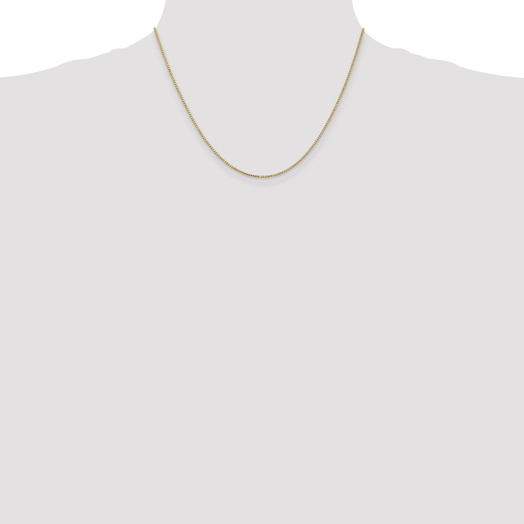 10k Yellow Gold Box Chain 1.10MM