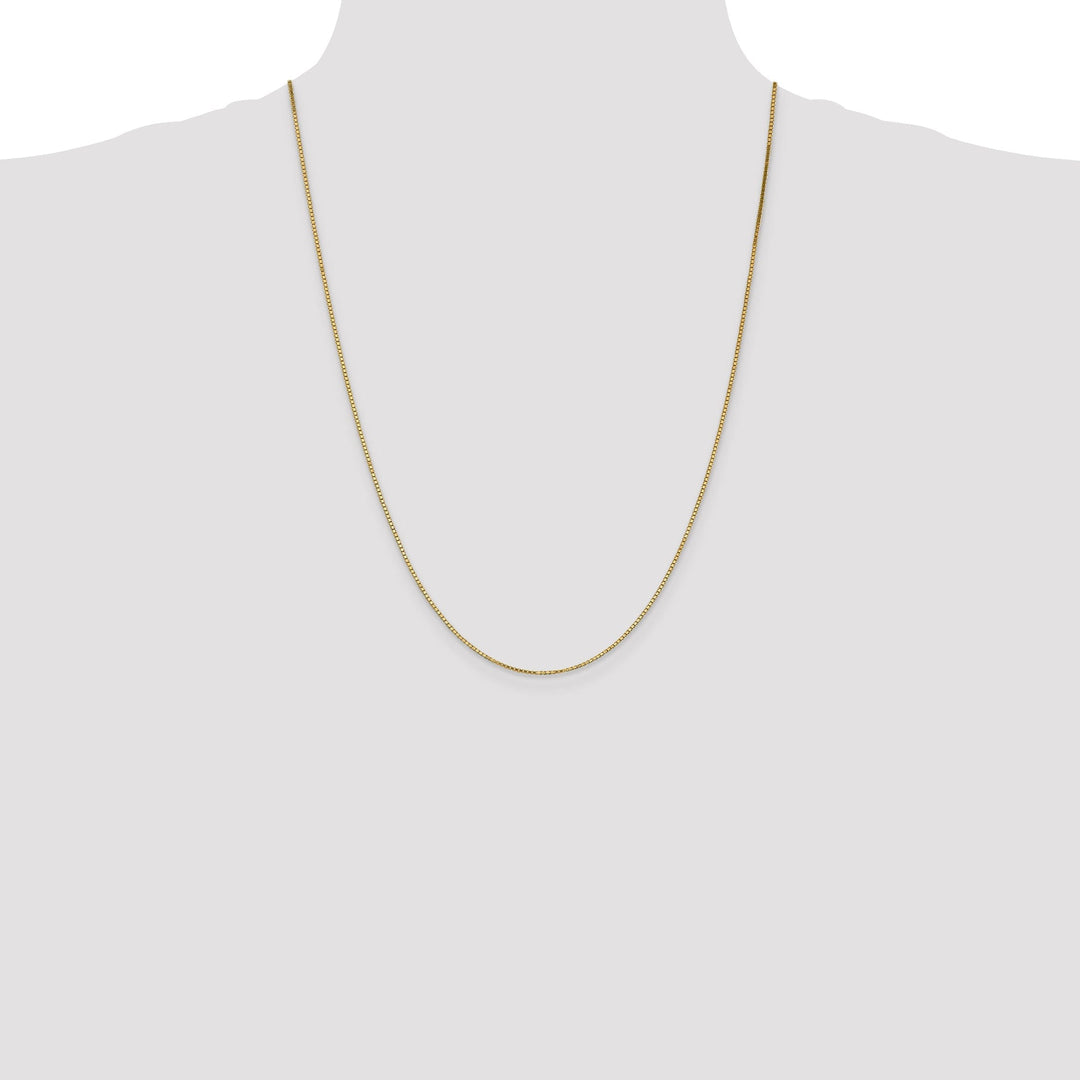 10k Yellow Gold Box Chain 1.10MM