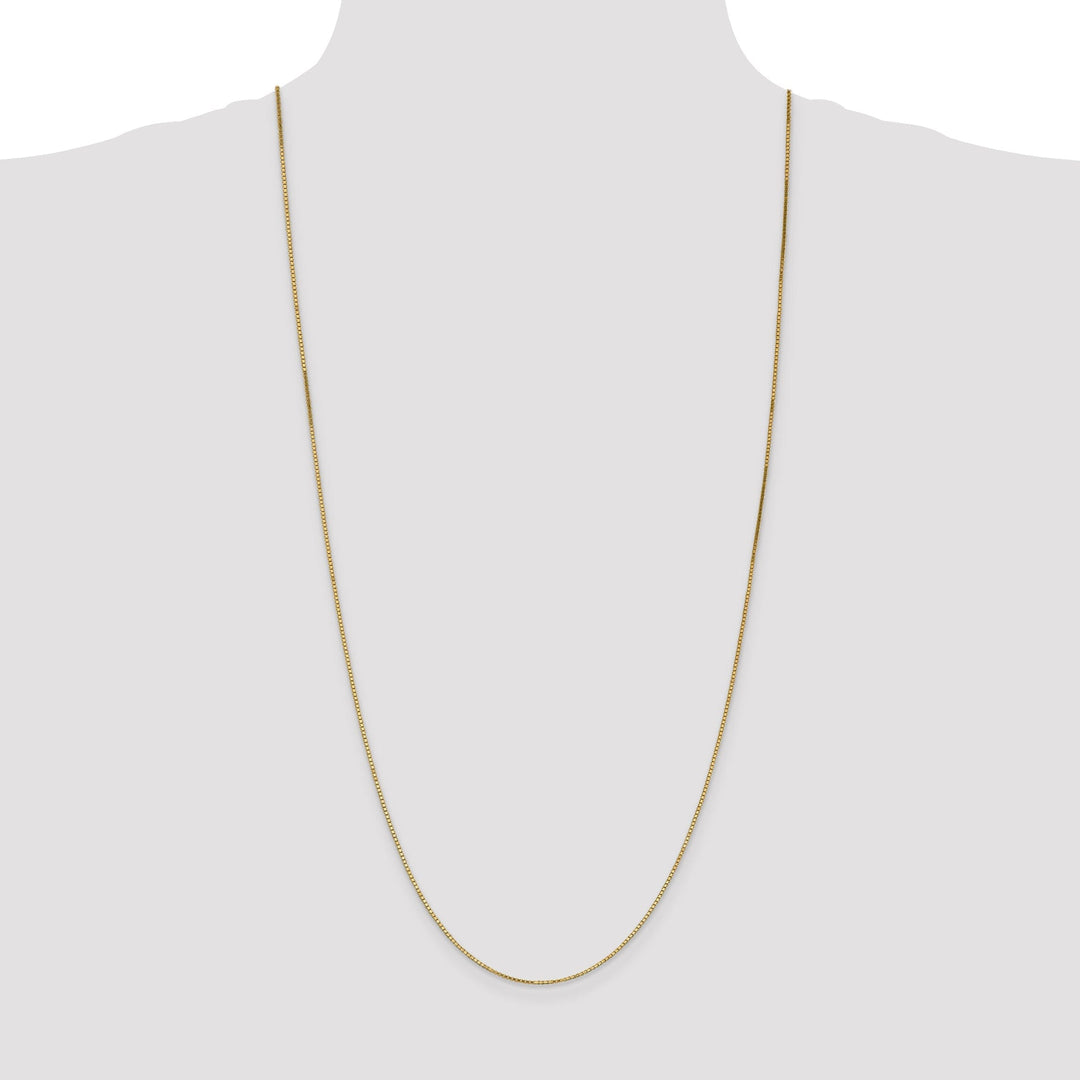 10k Yellow Gold Box Chain 1.10MM