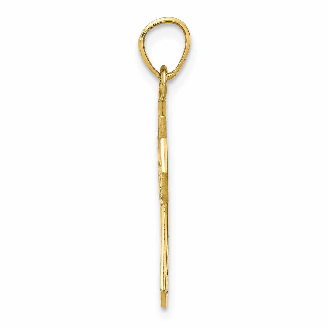 10k Yellow Gold Reversible Cross Charm