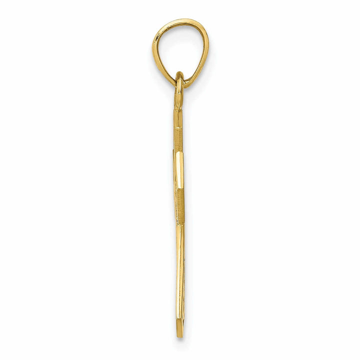 10k Yellow Gold Reversible Cross Charm