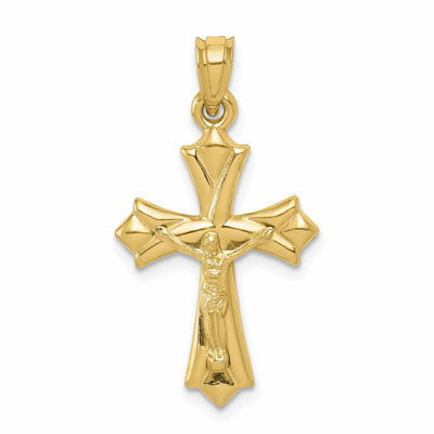 10k Yellow Gold Reversible Crucifix Cross Charm at $ 56.98 only from Jewelryshopping.com