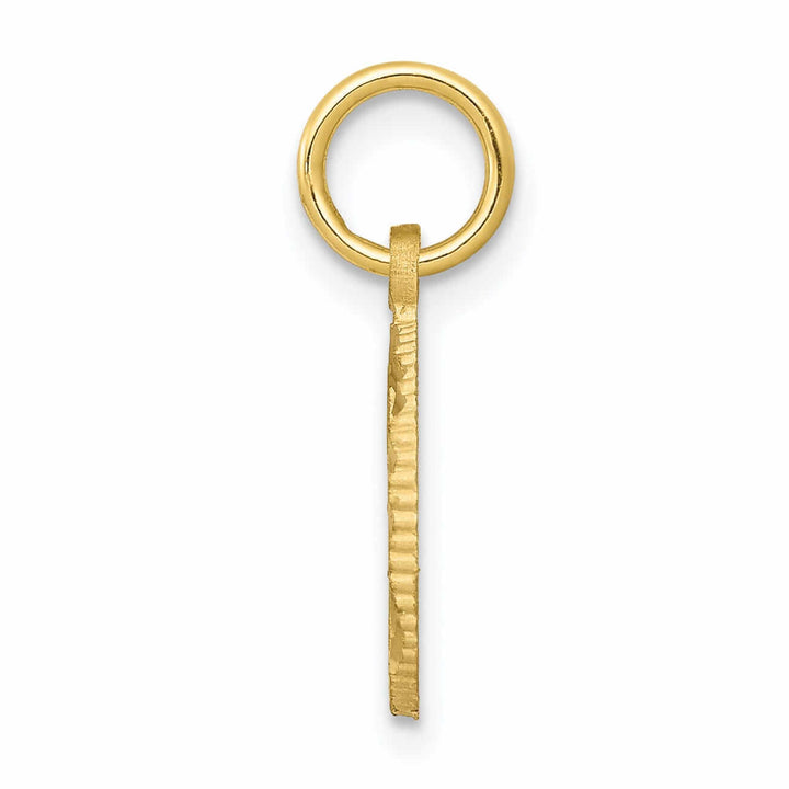 10k Yellow Gold Cross For Eternal Life Pendant