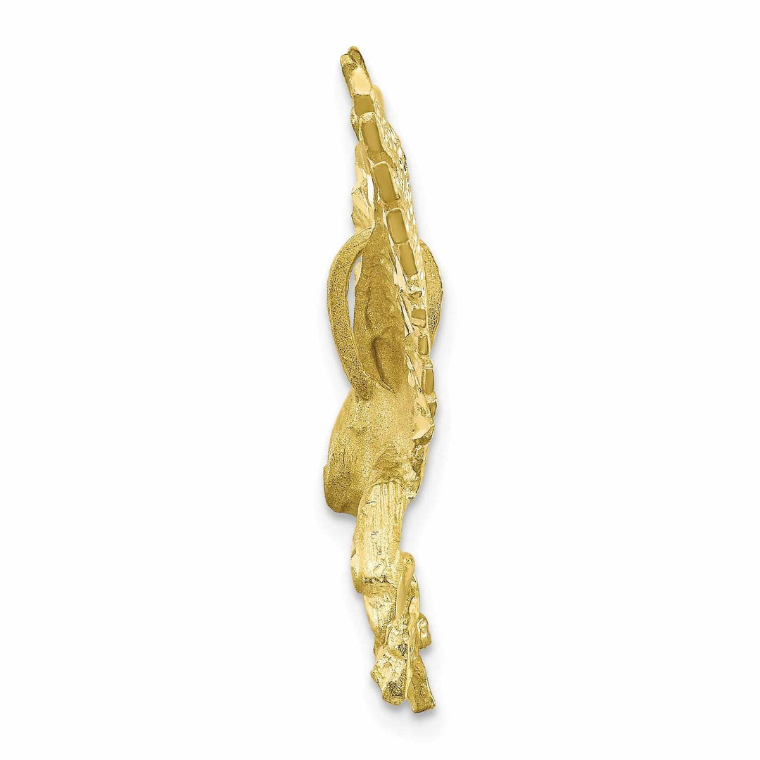 10k Yellow Gold Polished Finish Eagle Charm Pendant