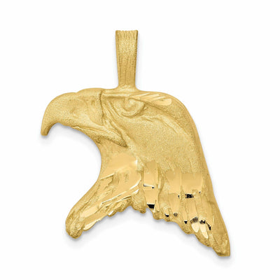 10k Yellow Gold Polished Eagle Head Pendant at $ 166.7 only from Jewelryshopping.com
