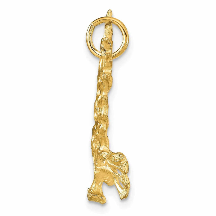 10k Yellow Gold Polished Finish Eagle Pendant
