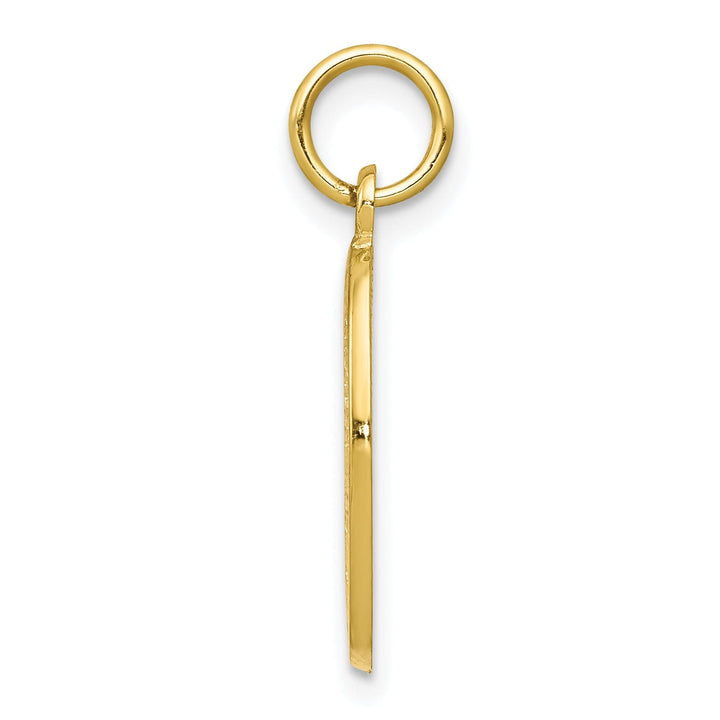 Solid 10k Yellow Gold St. Christopher Pendant