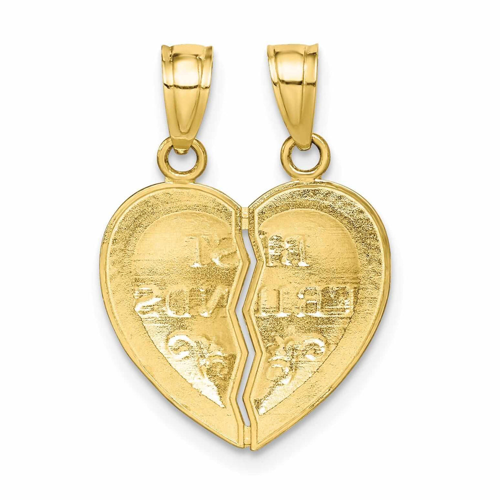 10k Yellow Gold Best Friends Breakapart Charm