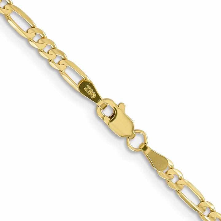 10k Yellow Gold 3.0MM Figaro Chain