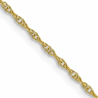 10k Yellow Gold Carded Cable Rope Chain 0.95MM at $ 60.92 only from Jewelryshopping.com