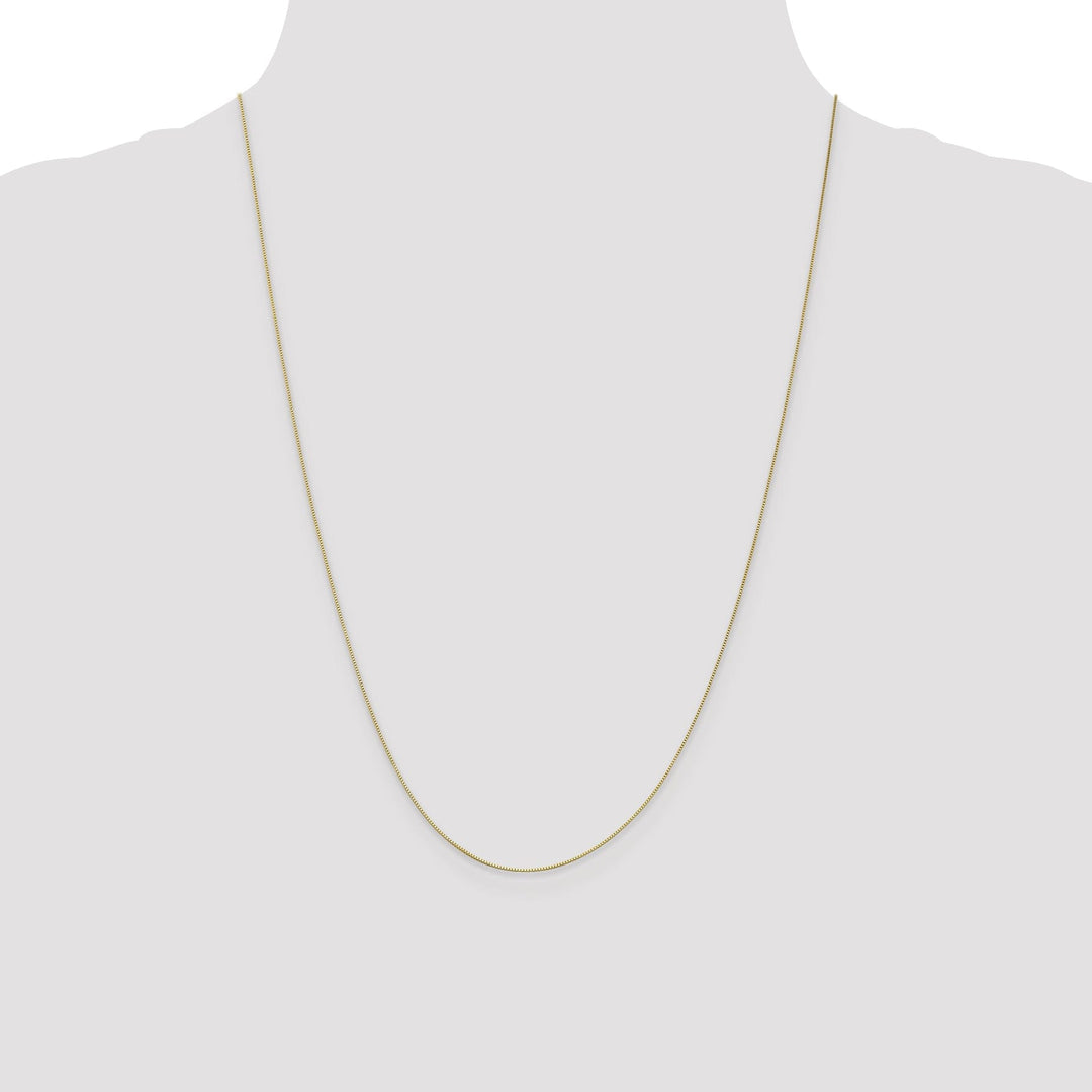 10k Yellow Gold Box Chain .5MM