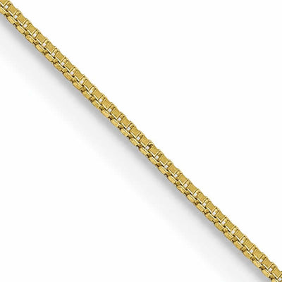 10k Yellow Gold Box Chain .5MM at $ 44.47 only from Jewelryshopping.com