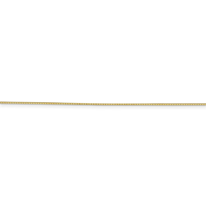 10k Yellow Gold Box Chain .7MM wide